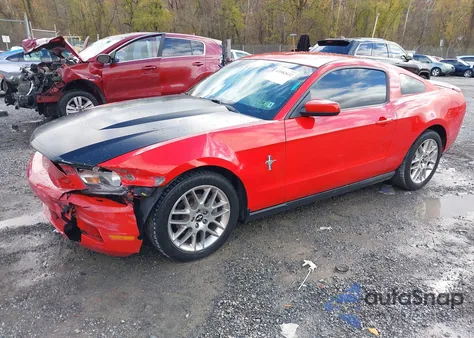 2012 Ford Mustang V6 Premium z USA, uszkodzony, nr VIN 1ZVBP8AM1C5255815